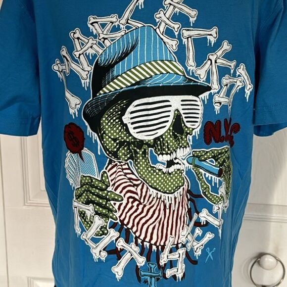 vintage Marc Ecko cut & sew NYC   T SHIRT - Picture 1 of 4